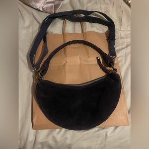 FREE PEOPLE SUEDE FANNY/SHOULDER BAG